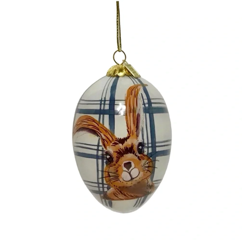 Pier 1 Li Bien “Easter 2020” Glass Egg Easter Ornament (NWT)